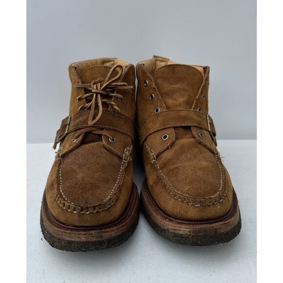 Yuketen Leather boots with strap Men’s Size 11 Missing Lace main image 5